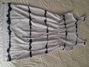 Letnia szara sukienka rozmiar M