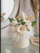 Flowerbox z topperem kochanej chrzestnej