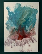 Obraz White Flood AV flowart Akryl 70x100 cm