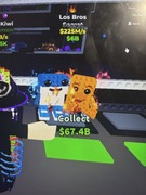 Cyfrowe postacie w grze steal a brainrot na robloxie  ,,los bros” 220m/s