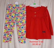 Komplet dla dziewczynki- rozmiar 110