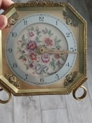 Zegar kominkowy mosiądz #antyk #vintage #dizajn 