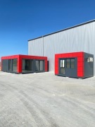 Kontener Handlowy 8x3 z wc Pawilon Biurowy Usługowy Kwiaciarnia Gabinet 