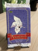 Karty kolekcjonerskie Disney Anastasia booster z 1998 r.