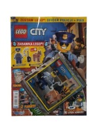 LEGO City Czasopismo - 09/2021 - Oficer Policji + pies klocki
