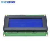 Niebieski wyświetlacz IIC I2C TWI