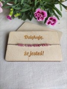 Bransoletka z TURMALINEM handmade 