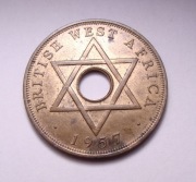 Brytyjska Afryka Zachodnia 1 pens 1957 H RZADKA! STAN!