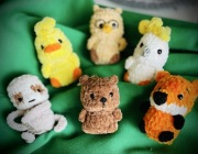 Breloczek zwierzątka - szydełkowe zawieszki