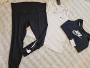 Zestaw sportowy nowy Nike spodnie Top koszulka r 2x 2xl xxl 44 