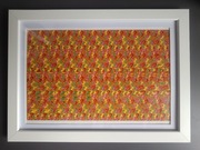 Stereogram, obrazek 3D, magiczne oko w ramce 33x24cm