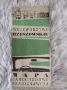województwo rzeszowskie mapa krajoznawcza 1973