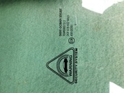 Szyba drzwi przednich lewych KIA