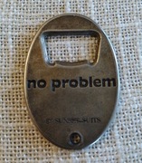 Stary otwieracz do piwa metalowy 6.5 cm