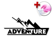 NAKLEJKA NA SAMOCHÓD AUTO LAPTOP - ADVENTURE