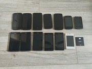 Zestaw 13 telefonów – stan nieznany, na części / do naprawy