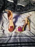 Szpilki sandałki na platformie polaryzowane jak nowe r. 41 