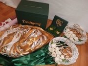 Pudełko na obrączki i koperty, konfetii WESELE 