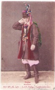 DRUŻBA - 1901 Ręcznie kolorowana długi adres