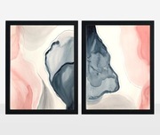  Autorska akwarela pejzaż 40x30 cm, ABSTRAKCJA