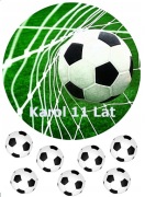 OPŁATEK NA TORT BRAMKA PIŁKA NOŻNA + GRATIS TEKST