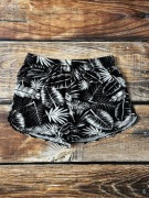 Moraj czarne spodenki damskie kwiatowe białe rozmiar 3XL modne casual