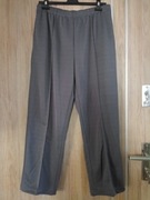 Spodnie damskie dzianina rozmiar 48 szare