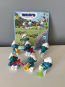 Smerfy Kinder Niespodzianka zestaw z ulotką figurki vintage