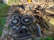 Koło wsk zbiornik wsk rama wsk i wiele innych części 