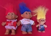 Trzy trolle figurki