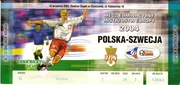 Bilet Polska - Szwecja 2003.09.10 - 25 zł