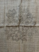 Kanwa z nadrukiem kwiatowym do wyszywania  80x44 cm