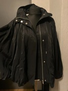 ZARA kurtka biker ramoneska bomberka satyna modal wiskoza oversize