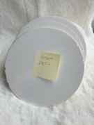 Podkładki duze laminowaneokrągłe do ciasta 50 szt