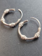 Srebrne ładne kolczyki 925 Sterling nowe