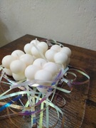 Zestaw świeczek sojowych „Bubble” -wanilia & bawełna