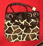 Duża torebka w łaty nowa