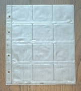 Strona/karta typu Numis na 12 monet o śr. 45mm lub Holderów (12x 55x50mm)