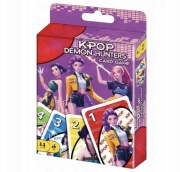Gra karciana Uno KPOP Demon Hunters Huntrix rodzinna planszowa 