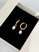 Kolczyki z perłami Perła naturalna Zezu jewelry