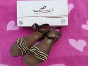 Lemar skórzane sandałki 36, jak nowe