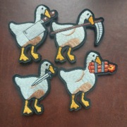 4 x Naszywka Morale Patch-  STADO GĘSI ZABIJAKÓW    (mocowanie na rzep)