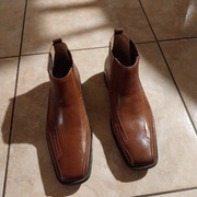 Nowe sztyblety męskie skórzane rozmiar 10 USA