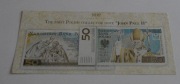 Foldery do banknotu Jan Paweł II -{ 5 szt=8 zł }-angielski 