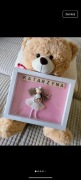 Ramka imienna Anioł Stróż babyshower dla dziewczynki Katarzyna na prezent