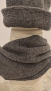 Czapka + szal, komin - ładny zestaw, dobra jakość!