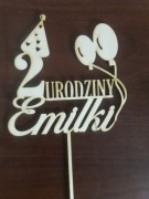 ozdoba urodzinowa topper 