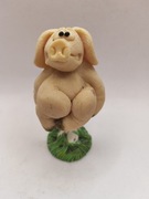 Figurka kolekcjonerska świnka na sedesie Piggin Poo David Corbridge 