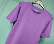 Gładki męski fioletowy męski T-shirt gładka fioletowa męska koszulka tshirt
