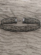 Czarny choker koronkowy dusik koronka goth gothic 